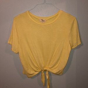Yellow tee